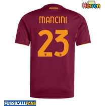 AS Roma Gianluca Mancini #23 Heimtrikot 2025-26 Kurzarm
